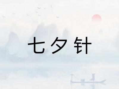 七夕针 七夕针
