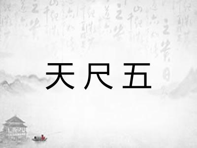 天尺五 天尺五