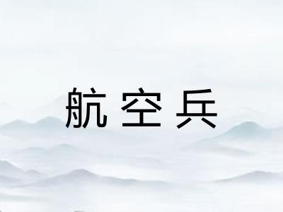 航空兵 航空兵