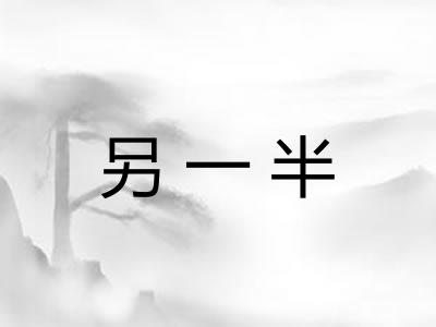 另一半 另一半