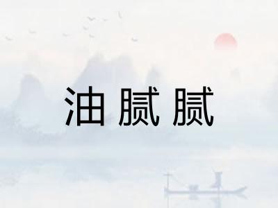 油腻腻