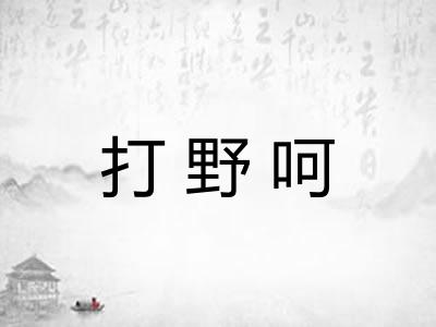 打野呵 打野呵