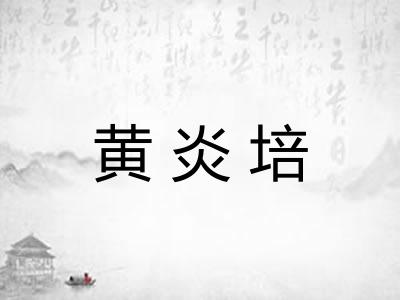 黄炎培 黄炎培