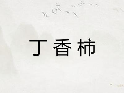 丁香柿 丁香柿