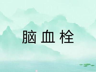 脑血栓 脑血栓