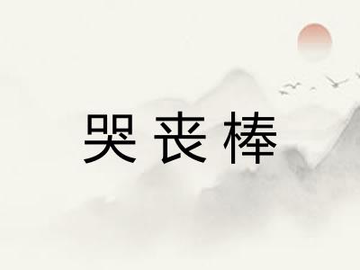 哭丧棒 哭丧棒