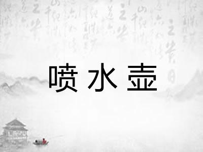 喷水壶 喷水壶