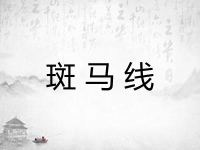 斑马线 斑马线