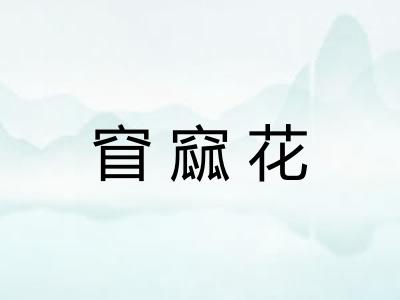 窅窳花 窅窳花