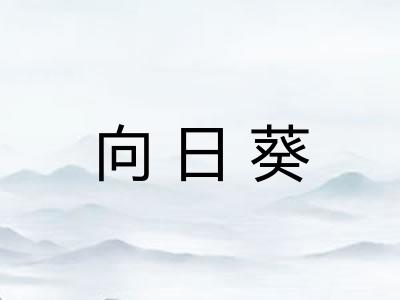 向日葵 向日葵