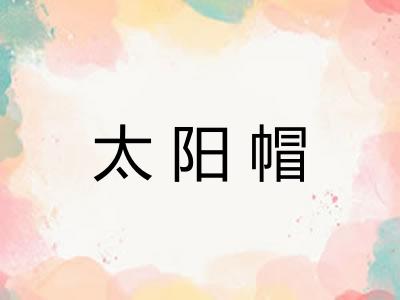 太阳帽 太阳帽
