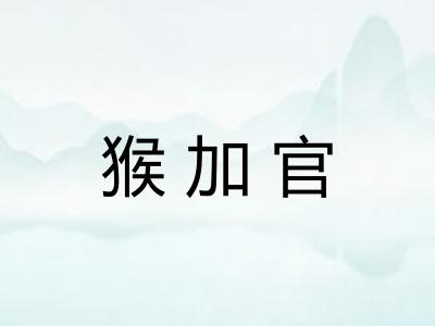 猴加官 猴加官