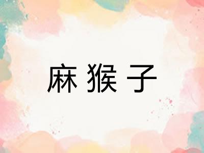 麻猴子 麻猴子