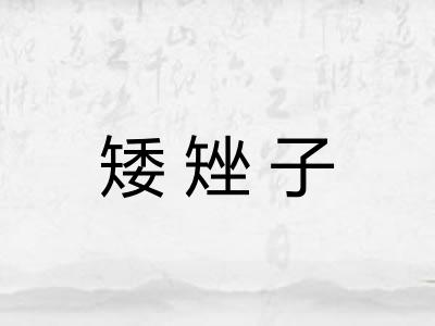 矮矬子 矮矬子