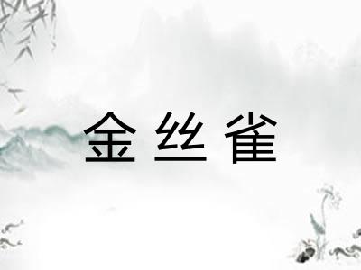 金丝雀 金丝雀