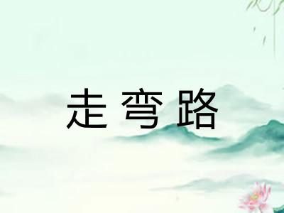 走弯路 走弯路