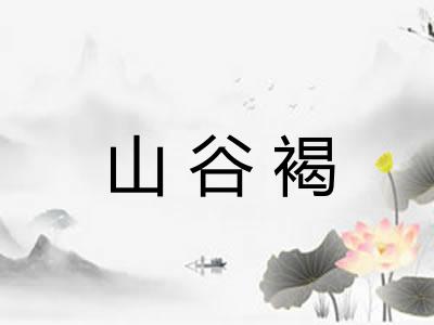 山谷褐 山谷褐