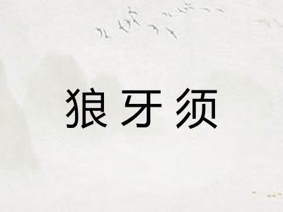 狼牙须 狼牙须