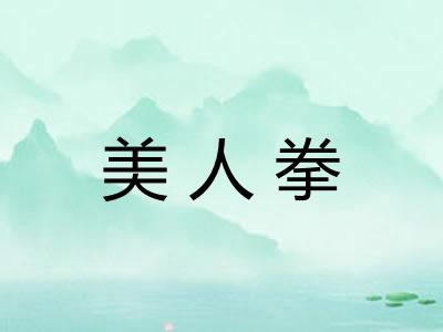 美人拳