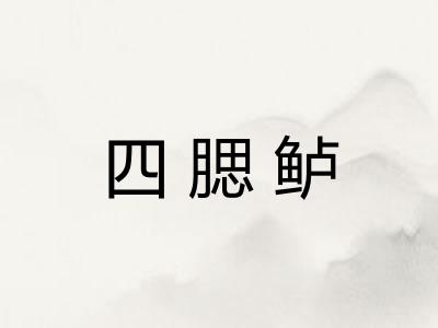 四腮鲈 四腮鲈