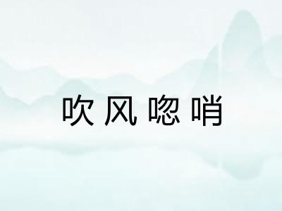 吹风唿哨