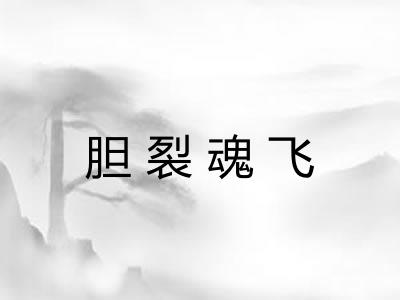 胆裂魂飞 胆裂魂飞