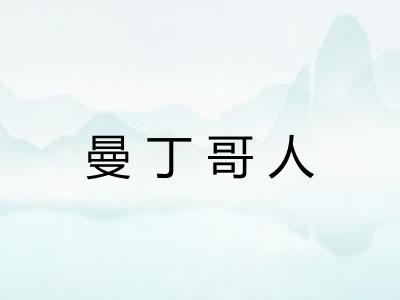 曼丁哥人 曼丁哥人
