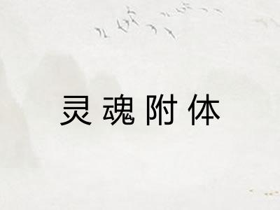 灵魂附体 灵魂附体