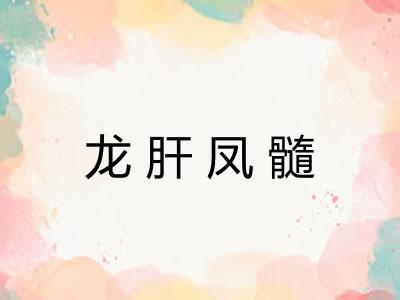 龙肝凤髓 龙肝凤髓