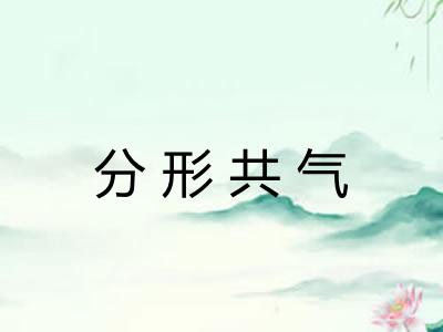 分形共气