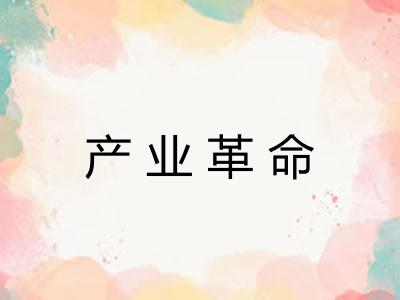 产业革命 产业革命