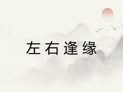 左右逢缘