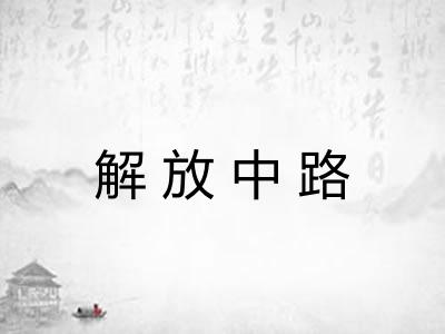 解放中路 解放中路