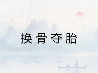 换骨夺胎 换骨夺胎