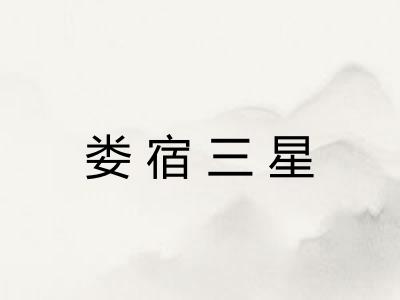 娄宿三星