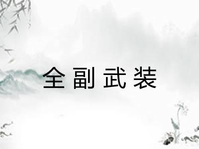 全副武装 全副武装