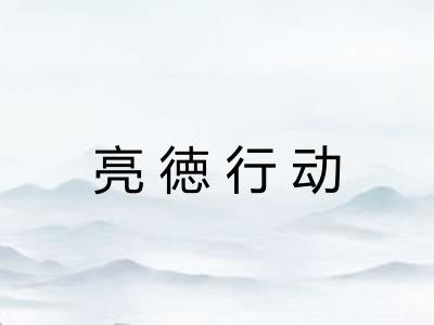 亮徳行动