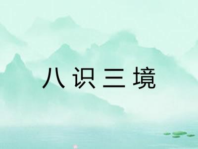 八识三境