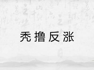 秃撸反涨 秃撸反涨