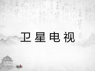 卫星电视 卫星电视
