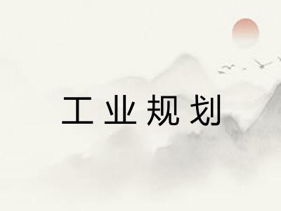 工业规划