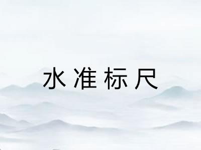 水准标尺