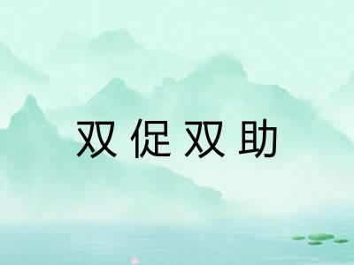双促双助 双促双助