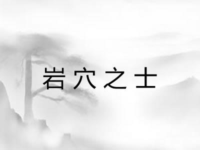 岩穴之士