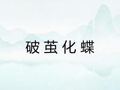 破茧化蝶 破茧化蝶