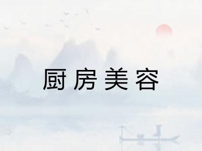 厨房美容 厨房美容