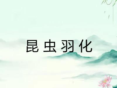 昆虫羽化 昆虫羽化