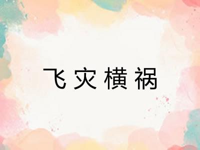 飞灾横祸
