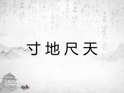 寸地尺天 寸地尺天