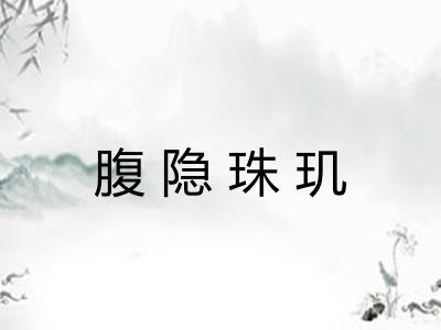 腹隐珠玑 腹隐珠玑